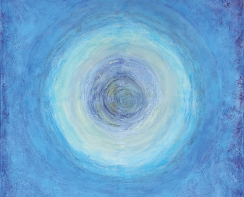 Barbara-Niesen_Im-Zentrum-der-Stille_2026_Acryl-auf-Leinwand_100x100cm