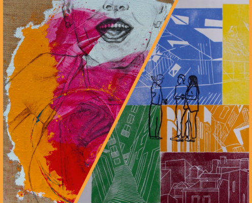 Ingrid-Becker_Wolgang-Petkewitz_Collage-Freunde-Freundschaft