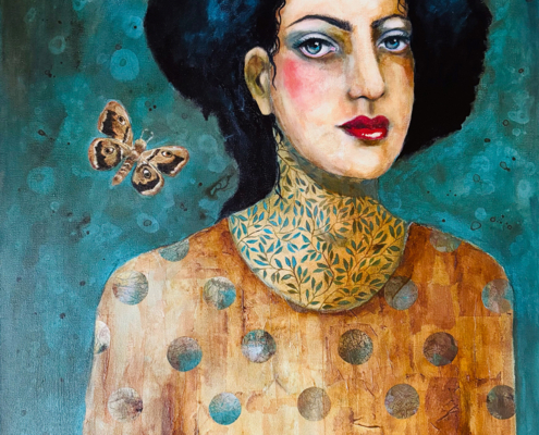 Kirsten-Weidinger_Versunken_2026_Mixed-Media-Acryl_70x50cm