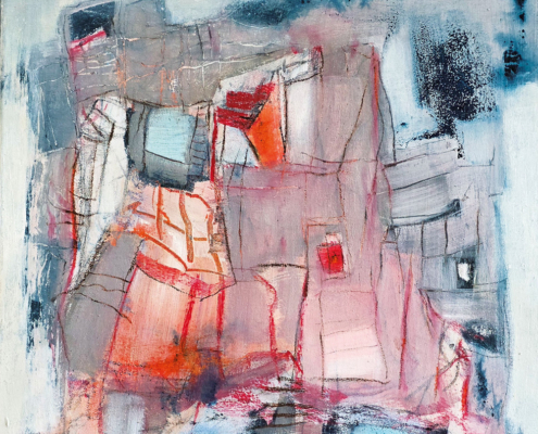 Rosemie-Becker_Stadtbild-2-7_2026_Leinwand-Acryl-Kreiden_45x45cm