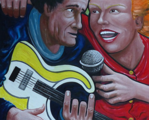Rudolf-Kaplan_Rock-me-Baby!_2020_Öl-auf-Platte_90x80cm